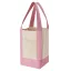 Sacosa de cumparaturi, Everestus, 2610E18988, 32x26x16 cm, Bumbac, Roz