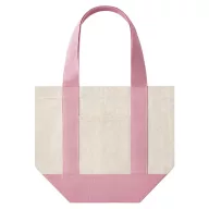   Sacosa de cumparaturi, Everestus, 2610E18988, 32x26x16 cm, Bumbac, Roz