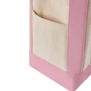 Sacosa de cumparaturi, Everestus, 2610E18988, 32x26x16 cm, Bumbac, Roz