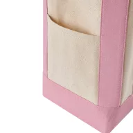   Sacosa de cumparaturi, Everestus, 2610E18988, 32x26x16 cm, Bumbac, Roz