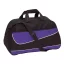 Geanta sport cu bretea de umar ajustabila, Everestus, 20IAN1314, Negru, Violet, Poliester 600D