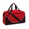 Geanta sport cu buzunar frontal, Everestus, 20IAN1308, Negru, Rosu, Poliester 600D