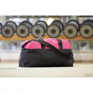   Geanta pentru fitness, Everestus, 20IAN1300, Negru, Roz, Poliester 300D
