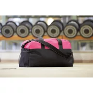   Geanta pentru fitness, Everestus, 20IAN1300, Negru, Roz, Poliester 300D