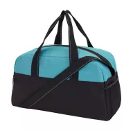   Geanta pentru fitness, Everestus, 20IAN1301, Negru, Turcoaz, Poliester 300D