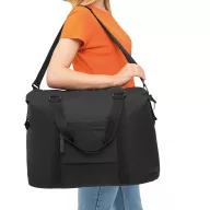   Geanta sport, 2401E14380, Everestus, 50x16.5x37 cm, Poliester, PVC, Negru