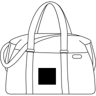   Geanta sport, 2401E14381, Everestus, 55x18x37 cm, Poliester, PVC, Albastru, Argintiu