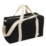   Geanta sport, Everestus, 2601E12560, 48.5x27x21 cm, Bumbac, Poliester, Negru