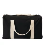   Geanta sport, Everestus, 2601E12560, 48.5x27x21 cm, Bumbac, Poliester, Negru