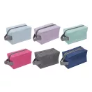 Geanta cosmetice, Everestus, 2601E12547, 17x8x9.5 cm, Poliester, Albastru deschis