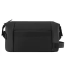 Geanta cosmetice cu fermoar, Everestus, 2610E19117, Cu maner, 27x16x12 cm, Poliester, Poliuretan, Negru