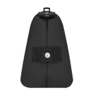 Geanta cosmetice cu fermoar, Everestus, 2610E19117, Cu maner, 27x16x12 cm, Poliester, Poliuretan, Negru