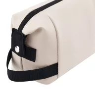   Geanta de cosmetice, Everestus, 2610E19119, Cu maner, 27x16x12 cm, Poliester, Poliuretan, Bej