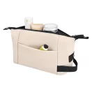 Geanta de cosmetice, Everestus, 2610E19119, Cu maner, 27x16x12 cm, Poliester, Poliuretan, Bej