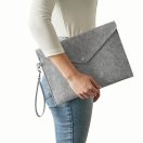 Geanta pentru documente, 2401E14389, Everestus, 32.5x23 cm, Poliester, Gri