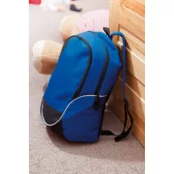   Rucsac sport casual cu bretele captusite, 46x34x19 cm, Everestus, 20SEP1119, Poliester, Albastru, Negru