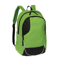   Rucsac sport casual cu bretele captusite, 46x34x19 cm, Everestus, 20SEP1121, Poliester, Verde, Negru
