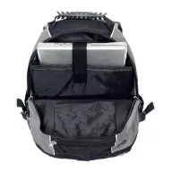 Rucsac gri, negru, Everestus, RU22HE, poliester 600D