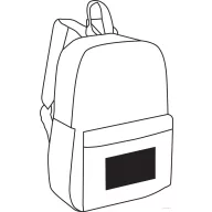   Rucsac sport casual cu bretele ajustabile, 30x10.5x39.5 cm, Everestus, 20SEP1114, Poliester, Portocaliu