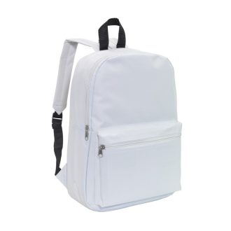   Rucsac sport casual cu bretele ajustabile, 30x10.5x39.5 cm, Everestus, 20SEP1108, Poliester, Alb