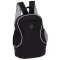 Rucsac sport casual cu iesire pentru casti, 28.5x17x40 cm, Everestus, 20SEP1136, Poliester, Negru