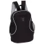 Rucsac sport casual cu iesire pentru casti, 28.5x17x40 cm, Everestus, 20SEP1136, Poliester, Negru