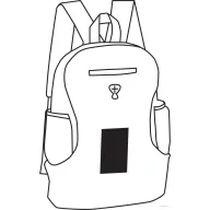   Rucsac sport casual cu iesire pentru casti, 28.5x17x40 cm, Everestus, 20SEP1138, Poliester, Rosu