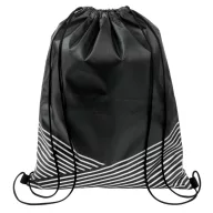   Saculet cu snur, dimensiune 440x340 mm, Everestus, 20FEB0183, Poliester, Negru
