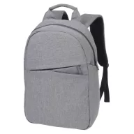   Rucsac sport casual cu buzunar frontal cu fermoar, 38 x 9 x 42 cm, Everestus, 20SEP0961, Poliester, Gri