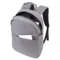   Rucsac sport casual cu buzunar frontal cu fermoar, 38 x 9 x 42 cm, Everestus, 20SEP0961, Poliester, Gri