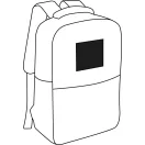 Rucsac sport casual, Everestus, 22FEB0470, 28.5x13x42 cm, Poliester, Albastru