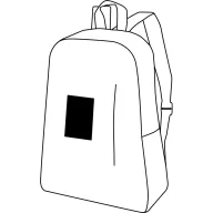   Rucsac sport casual, Everestus, 22FEB0464, 28.5x12x40.5 cm, Poliester, Albastru