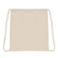   Saculet cu snur, Everestus, 2601E12695, 37x41 cm, Bumbac, Bej