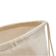   Saculet cu snur, Everestus, 2601E12695, 37x41 cm, Bumbac, Bej