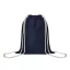 Saculet cu snur, Everestus, 2601E12697, 37x41 cm, Bumbac, Albastru inchis