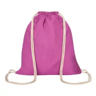   Saculet cu snur, Everestus, 2601E12700, 37x41 cm, Bumbac, Roz