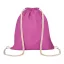 Saculet cu snur, Everestus, 2601E12700, 37x41 cm, Bumbac, Roz