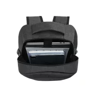   Rucsac sport casual, Everestus, 2610E19193, 31x12.5x42 cm, Poliester, Poliuretan, Gri inchis
