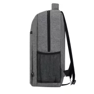   Rucsac sport casual, Everestus, 2610E19195, 31x12.5x42 cm, Poliester, Poliuretan, Gri deschis