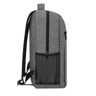   Rucsac sport casual, Everestus, 2610E19195, 31x12.5x42 cm, Poliester, Poliuretan, Gri deschis