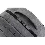   Rucsac sport casual, Everestus, 2610E19195, 31x12.5x42 cm, Poliester, Poliuretan, Gri deschis