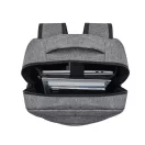 Rucsac sport casual, Everestus, 2610E19195, 31x12.5x42 cm, Poliester, Poliuretan, Gri deschis
