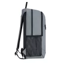 Rucsac sport casual, Everestus, 2610E19179, 46x30x16.5 cm, Poliester, Gri