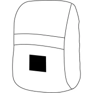   Protectie de ploaie, Everestus, 18SEP2925, 48x15x53 cm, Poliester, Poliuretan, Negru, Galben