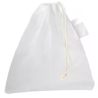   Saculet pentru legume si fructe, Everestus, 21OCT0245, 27.5 x 31 cm, Poliester, Alb
