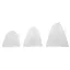Set 3 saculeti pentru legume si fructe, Everestus, 21OCT0246, 25 x 25 / 27.5 x 31 / 30 x 35 cm, Poliester, Alb