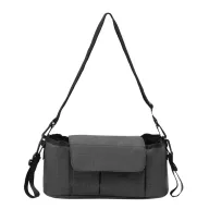   Geanta de umar, Everestus, 21OCT0056, 34 x 14 x  13 cm, Poliester, Gri
