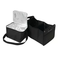   Set gentute pentru bagaj, 2502E15264, Everestus, 32 x 26 x 52 / 28 x 23 x 19 cm, Poliester, Negru