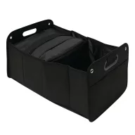   Set gentute pentru bagaj, 2502E15264, Everestus, 32 x 26 x 52 / 28 x 23 x 19 cm, Poliester, Negru