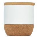 Lumanare parfumata, 2502E14381, Everestus, Ø7.2 x 7.6 cm, Ceramica, Alb